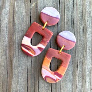 Sunset Cutie Handcrafted Earrings